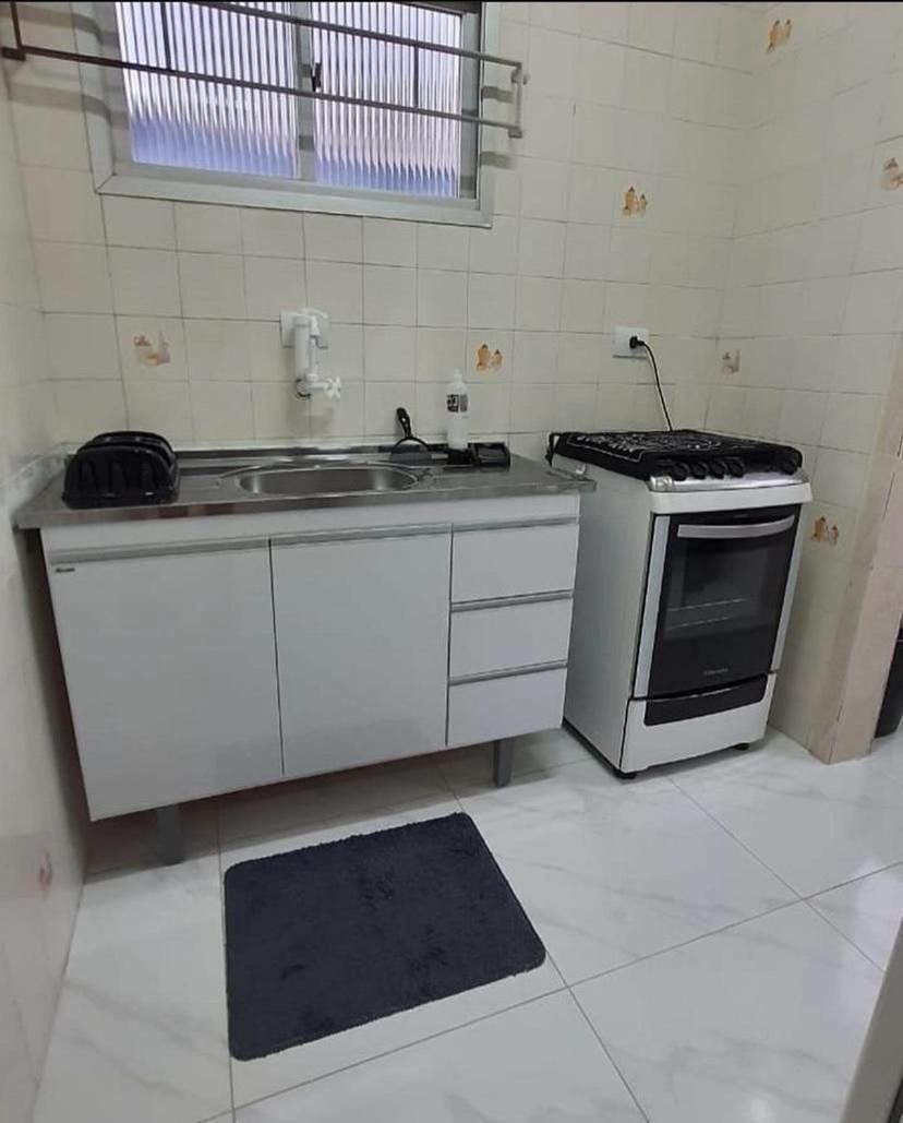 113 Canto Do Forte - 1Dorm - 200 M Da Praia E 20M Dos Bares E Restaurantes - Estacionamento Gratuito E Wi Fi , Tv A Cabo Praia Grande  Buitenkant foto