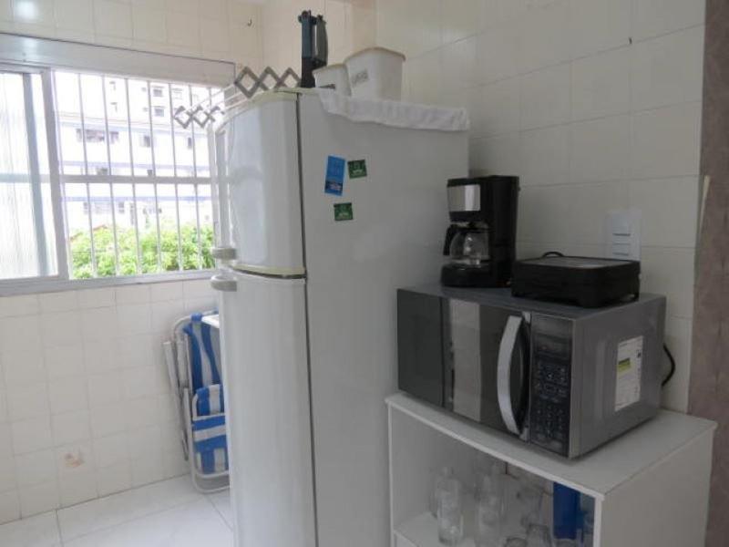 113 Canto Do Forte - 1Dorm - 200 M Da Praia E 20M Dos Bares E Restaurantes - Estacionamento Gratuito E Wi Fi , Tv A Cabo Praia Grande  Buitenkant foto